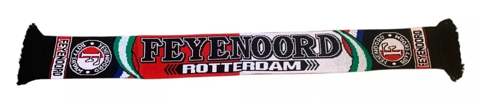 Rotterdam Fan Schal - Fußball Jaquard Schal Feyenoord