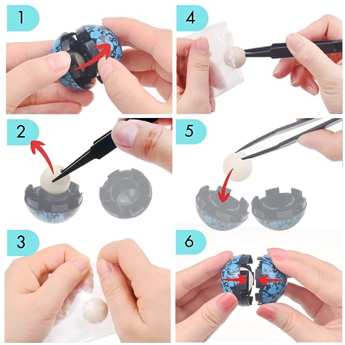 Image of Eco-Fused Sneaker Ball Deodorizer Refills - 8 Pack Air Freshener Ball Replacement - Great for Homes, Offices,Cars, Sneakers, Mens Shoes, Lockers, Gym Bag - Ocean Fresh - Holder Case Sold Separately