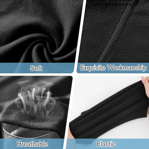 2-Pack Neck Gaiter Face Cover Scarf for Men & Women - Breathable Sun & Wind-proof Cotton Stretchy Face Mask for Running Skiing Hiking Motorcycle3