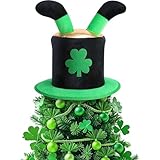 qixeuoa Sombrero De Árbol - Decoración para el Día de San Patricio | Decoraciones para La Cima del Árbol Festivo | para Apartamento Iglesia Salón Dormitorio Oficina Fiesta Repisa de Chimenea