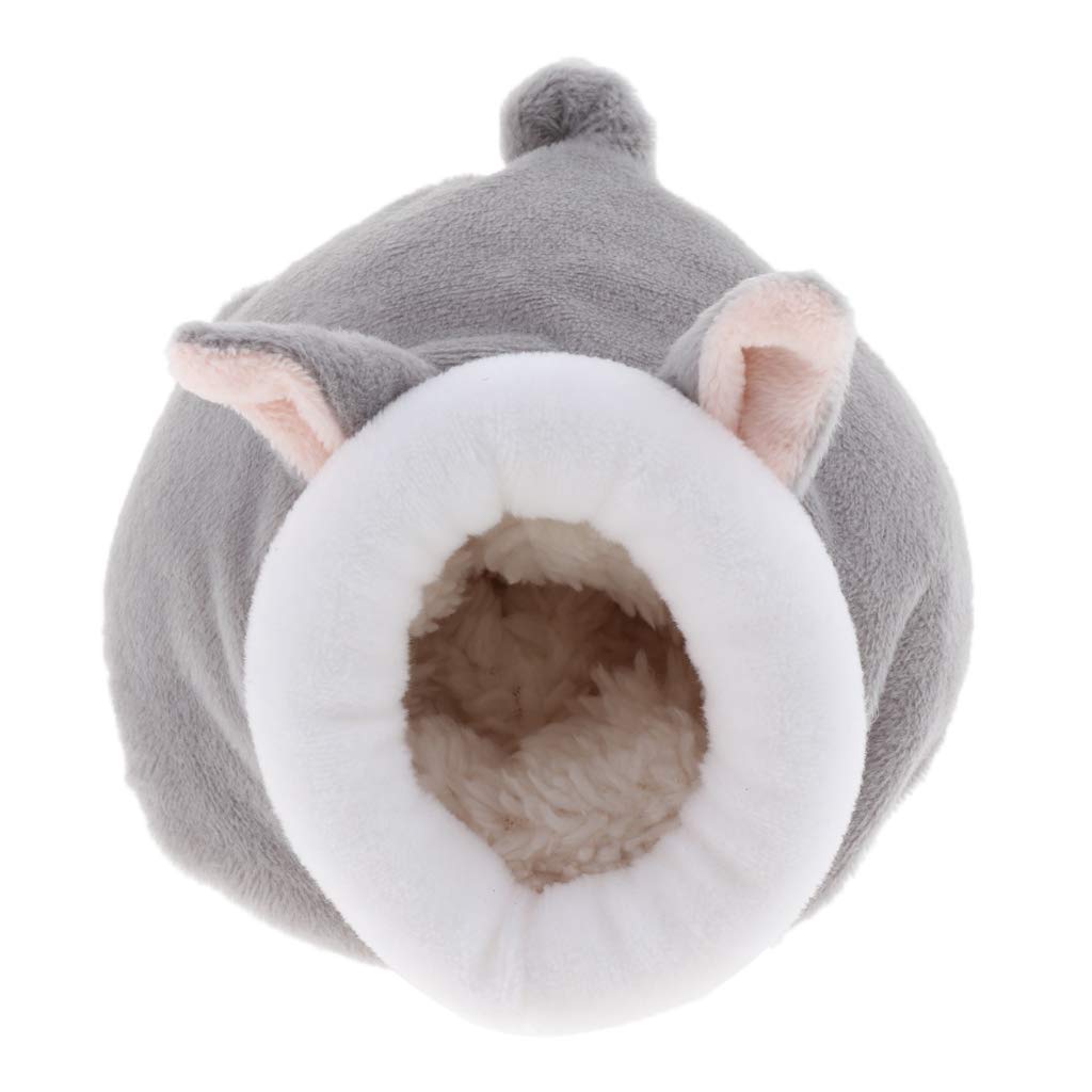 Winter Warm Rabbit Guinea Pig Hamster House Bed Cute Small Animals Gray|Pet Supplies|Small Animal Supplies|Beds Hammocks