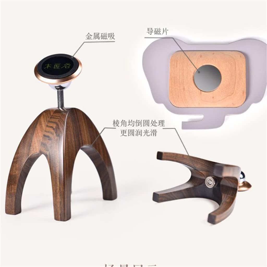 FMURY Makeup Desktop Square Brain Elephant Cute Wooden Wooden Bedroom Desktop