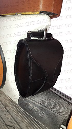  Selle del Salento Borsa Borsetta N VERA PELLE compatibile con Vespa LAMBRETTA PX 125 Et3 Primavera LML Star 125 151 200 2T 4T
