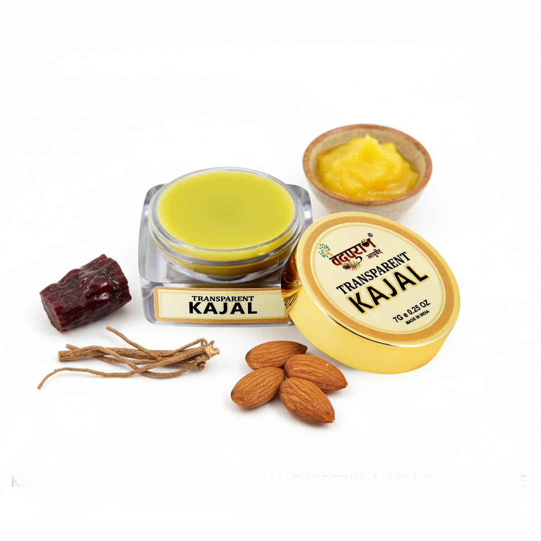 Transparent Ayurvedic Kajal | Colorless Herbal Eye Kajal for Daily Use | Cooling & Soothing Eye Care | With Cow Ghee, Almond Oil & Castor Oil | Gentle for Sensitive Eyes - 7g-picture-15