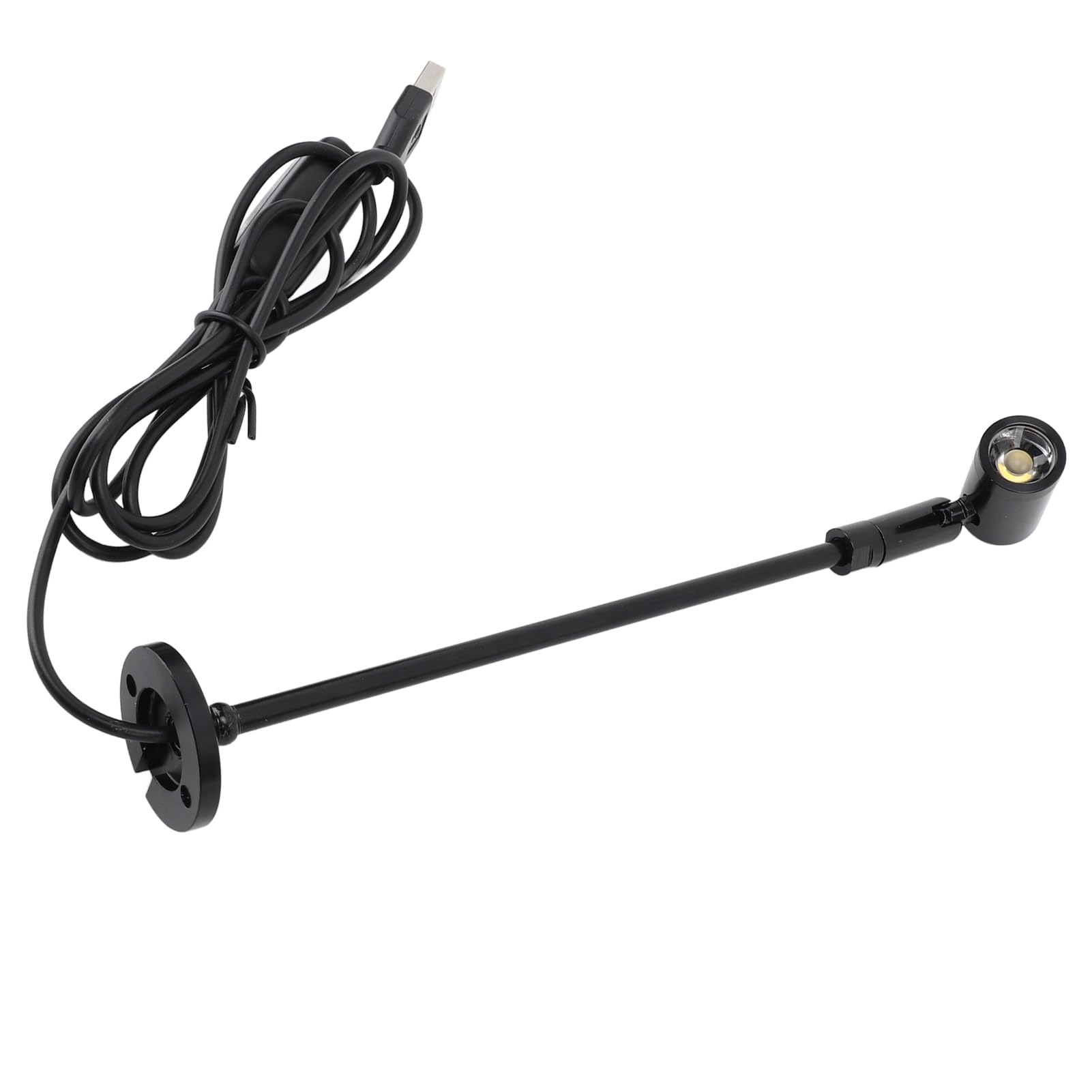 Qcwwy Mini Projecteur LED, 5 V en Aluminium pour Vitrine de Bijoux, Petite Lampe sur Pied, Adaptée pour Coiffeuses, Placards, Restaurants, Galeries D'art, alimenté par USB (Lumière