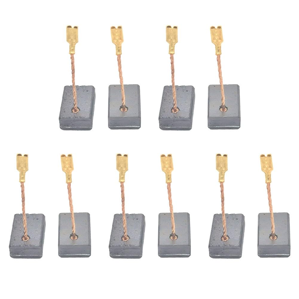 Spazzola di carbone, per Bosch GWS 13-125, GWS 17-125 CIE, parte 1607000V37, ricambio motore a bassa scintilla, 5,5 x 11 x 15 mm, confezione da 10