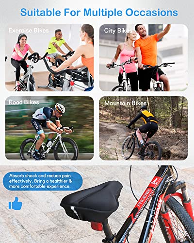 Bike Seat Cushion, Gel Seats Cover, Bicycle Covers, Bike