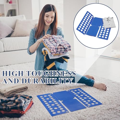 Shirt Klappbrett,2 PCS T Shirts Kleiderordner Shirt Kleiderordner Wäsche Organizer Einfach und schnell zu Falten, Wäschefaltbrett Hemdenfalter Wäsche Faltbrett Falthilfe ()