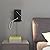ZEROUNO Plug in Wall Sconce with Switch LED Bedside Lamp Bedroom Wall Mounted Reading Light with USB Port Wall Lighting 3000K?Black?