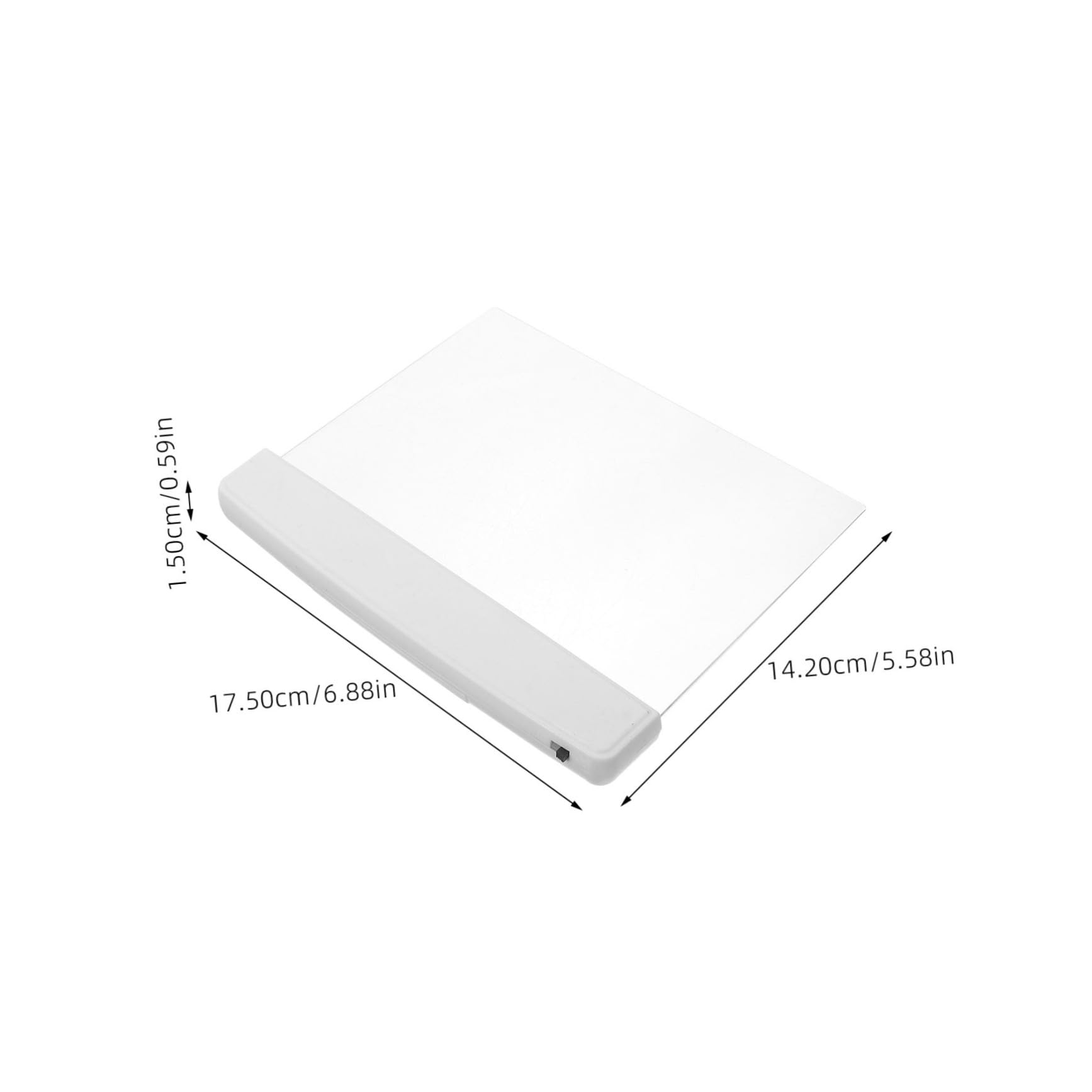 Tofficu Convenient Eye Protection Reading Light Panel Shaped Book Lamp Lightweight Perfect for Bed Study