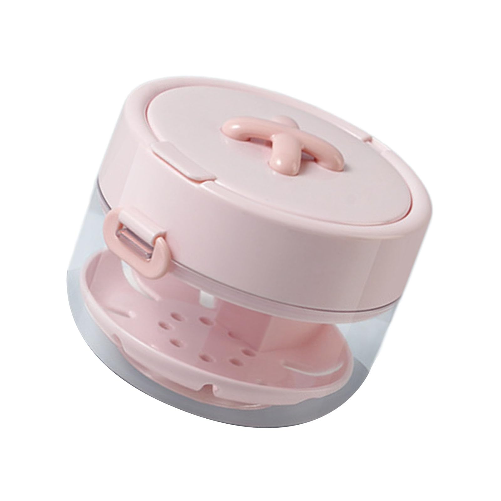 yanzunlrn Multipurpose Denture Maintenance Set with Separate Cleaning Chamber Quick Drying Technology Senior Friendly Daily Use Waterproof Denture Cleaning Container