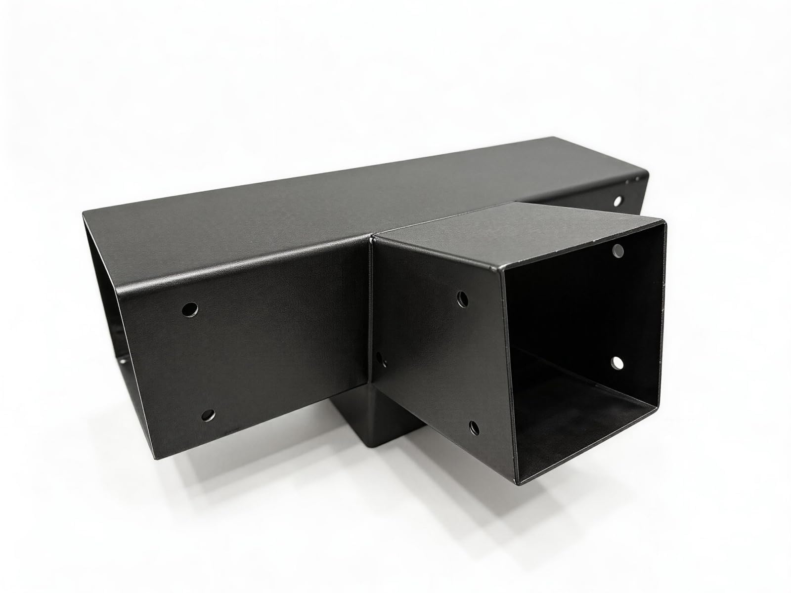 Kit di staffe inclinate per tetto pergolato, confezione da 2, staffe angolari a 4 vie a 15 gradi ad angolo retto per legname da 4 x 4 (attuale: 8,9 x 8,9 cm) per padiglioni, gazebo, portici