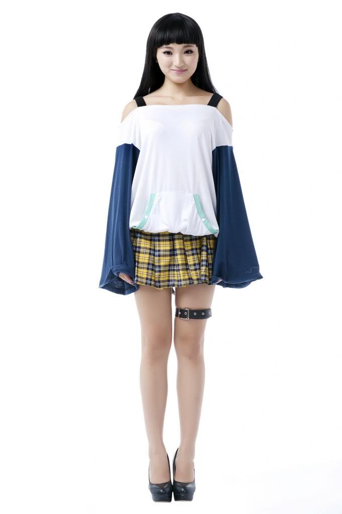 Women's Rosario and Vampire Cosplay Mizore Shirayuki Size Small White