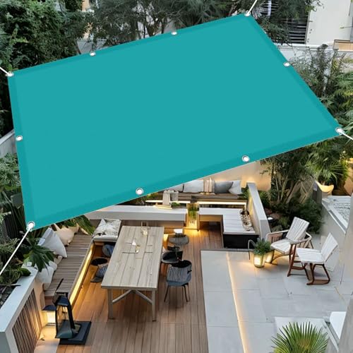 Voile d'ombrage rectangulaire contre chaleur bâche imperméable - 2