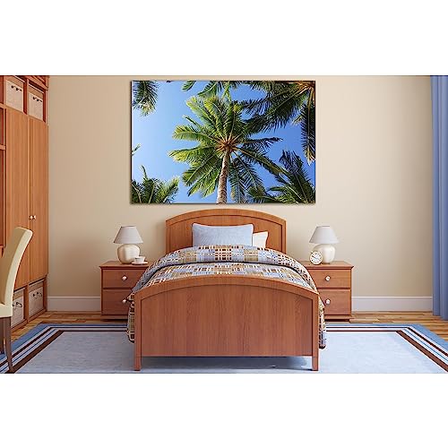 Lienzo de palmera ZELLART WTD con acabado premium de 90 x 60 cm