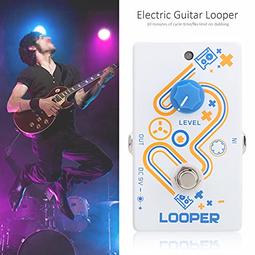 Pédale de guitare Station de boucle de pédale de boucleur de guitare électrique 10 minutes d’enregistrement d’effet de… - Les Beatles, Paul McCartney, John Lennon, RIngo Starr, George Harrison Pédale de guitare Station de boucle de pédale de boucleur de guitare électrique 10 minutes d'enregistrement d'effet de… – Image 3