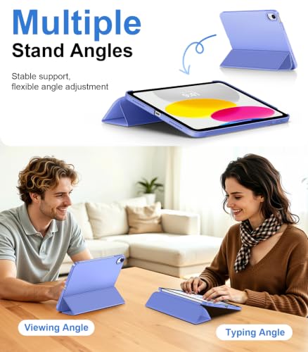 TiMOVO Schlank Hülle für iPad A16 11 Zoll/10. Gen 10,9", Lavendel Violett – Ansicht 3