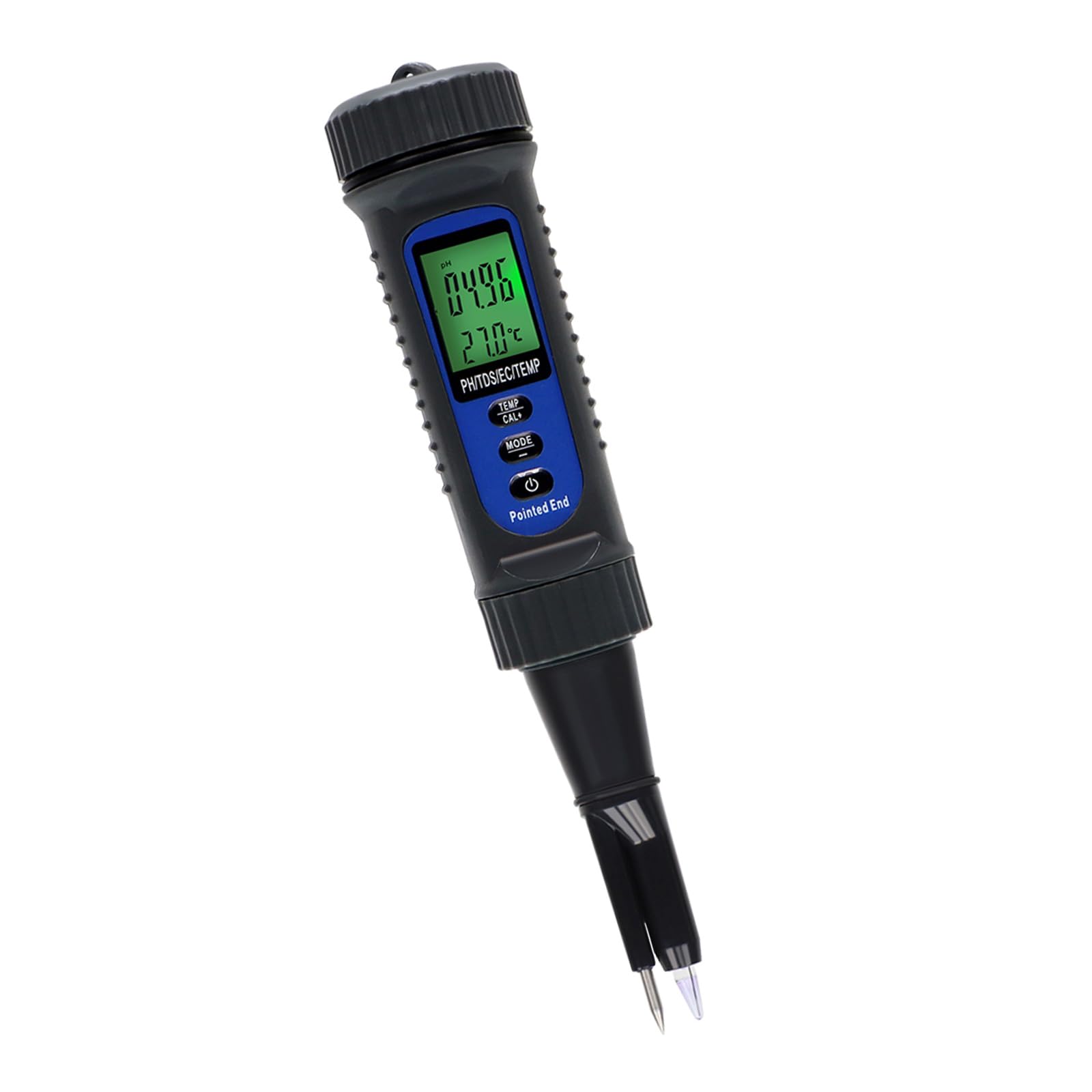 Fácil de transportar 4 parámetros, probador de alimentos, monitor de temperatura, analizadores de agua ABS para pruebas rápidas al aire libre, instrumento de análisis de agua ABS fuerte
