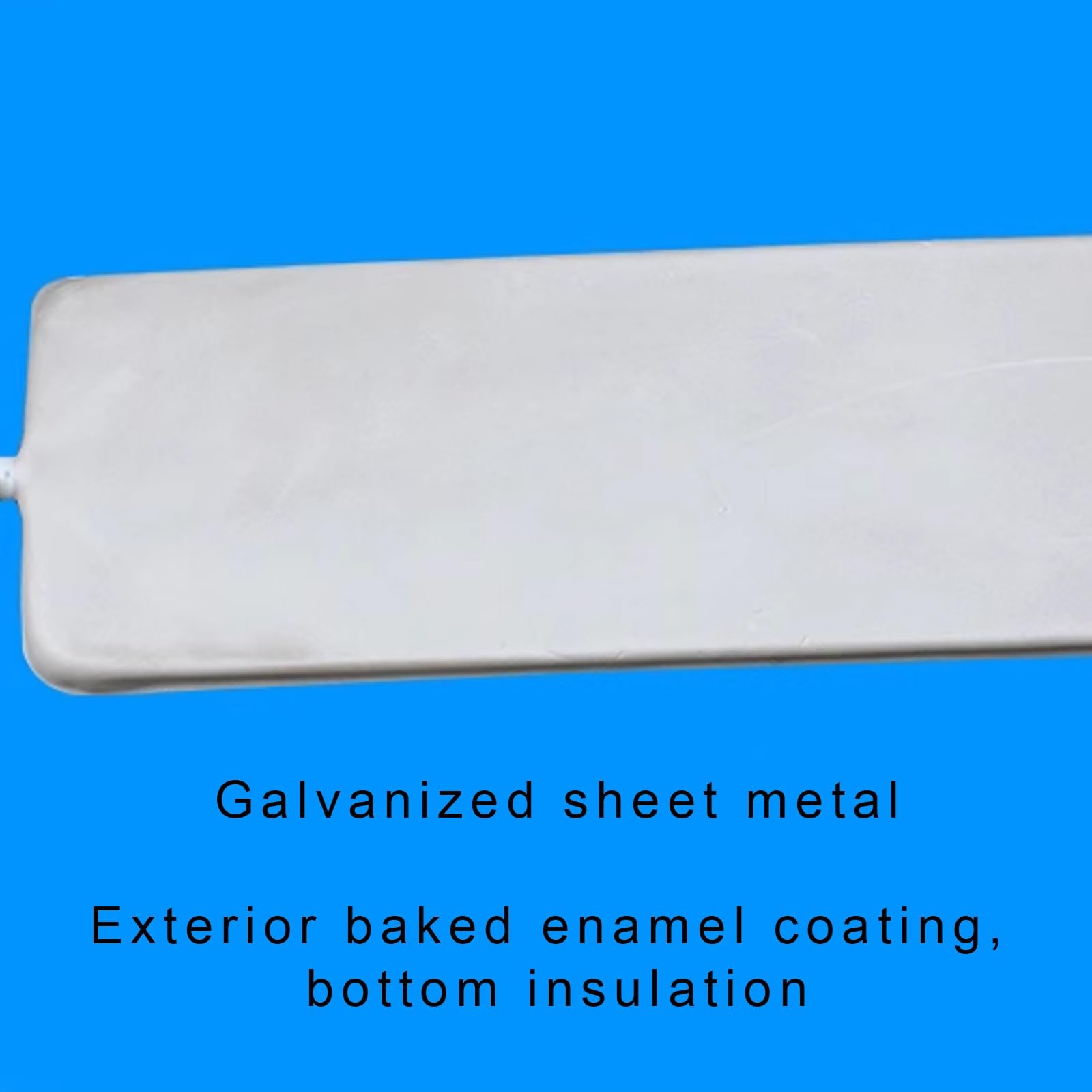 Generico Vaschetta di Raccolta condensa zincata con Tubo Flessibile da 1 m, Vassoio di Raccolta per impianti di climatizzazione Interni e centralizzati, 81x24 cm, Soluzione Durevole per la Raccolta d