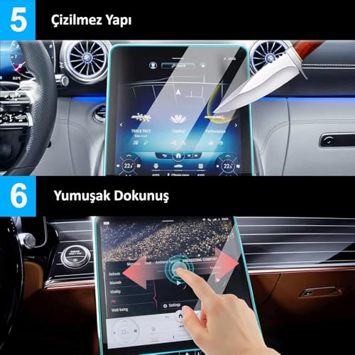 Ford Explorer/Capri ile uyumlu 2025 2026 Model Multimedya Navigasyon 9H Nano Ekran Koruyucu