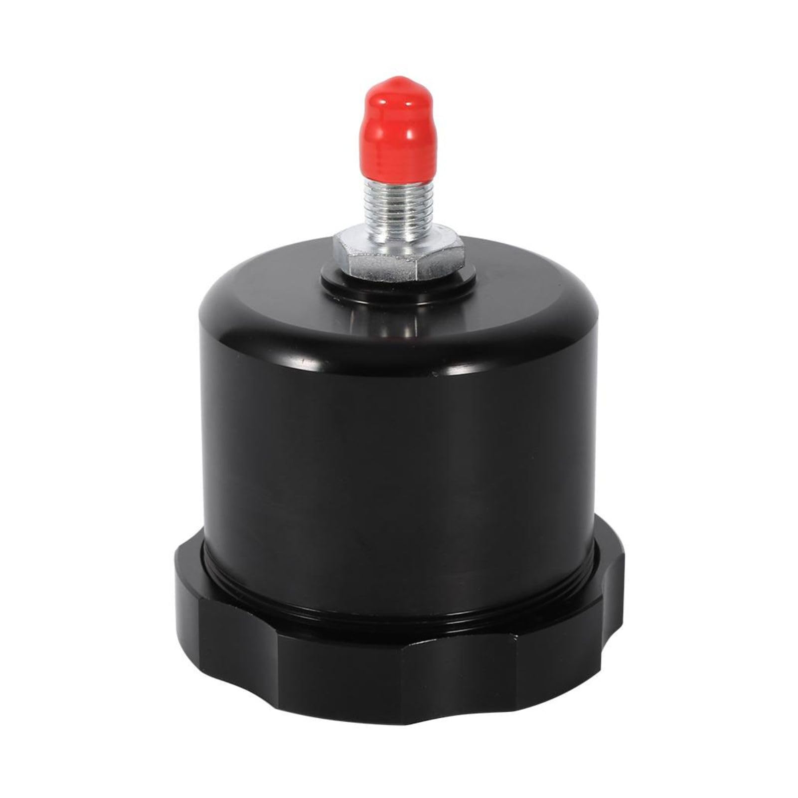 Jadeshay Tanque de Aceite de Freno de Mano hidráulico, Tanque de Aceite de Freno de Mano Universal de Carreras de Aluminio para depósito de líquido de Freno electrónico(Negro)