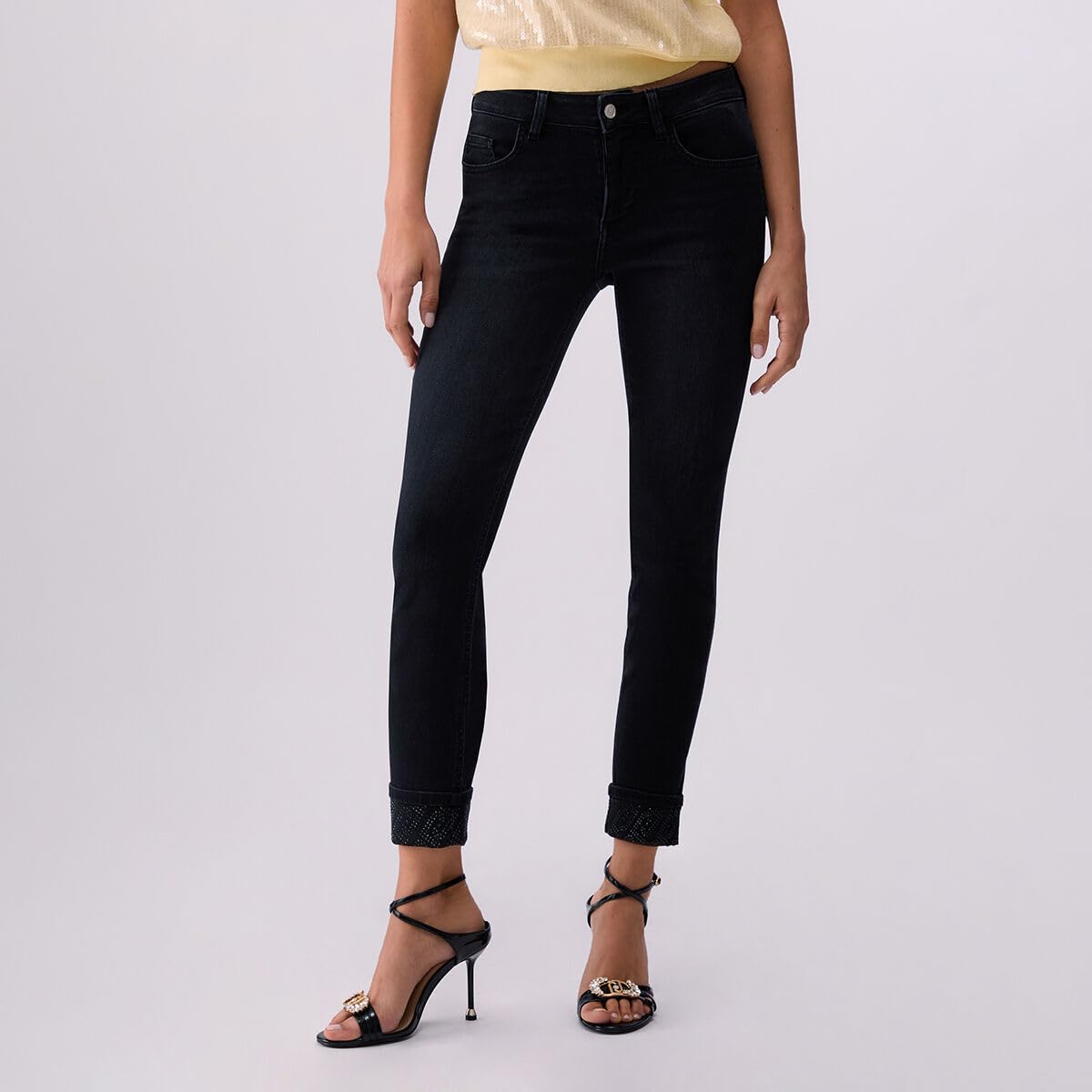 Liu Jo Jeans Skinny con Strass