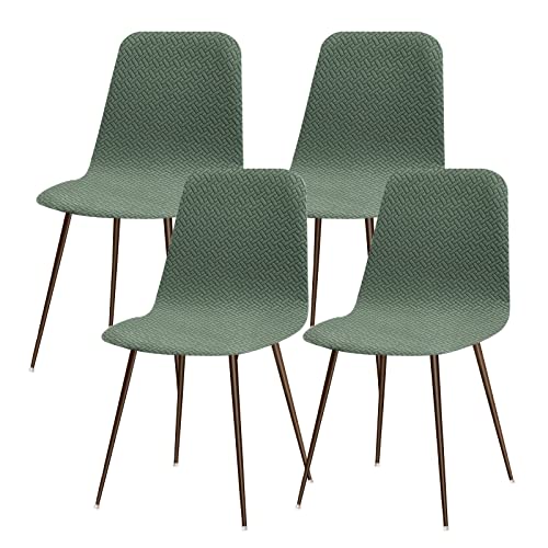Lydevo Housse de Chaise Scandinave Extensible Lot de 4 Moderne Housse de Salle à Manger Lavable Universel Couverture de Cuisine Décor de Cuisine Maison,...