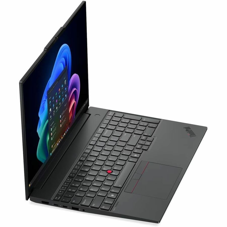 Image of Lenovo ThinkPad E16 Gen 4 21YE000HUS 16 inch Touchscreen Notebook - WUXGA - 120 Hz - Intel Core 5 Series 3 320-16 GB - 512 GB SSD - English Keyboard - Black - Intel Chip - 1920 x 1200 - Windows 11 Pro -