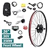 PLITEDDE E Bike Conversion Kits 36V 350W Electric Bike Conversion Kit with LCD Display, Five-Speed Adjustable, Controller Bag, 2 Types of Handlebars for 26 Inch 2-Wheeled Bicycles #2