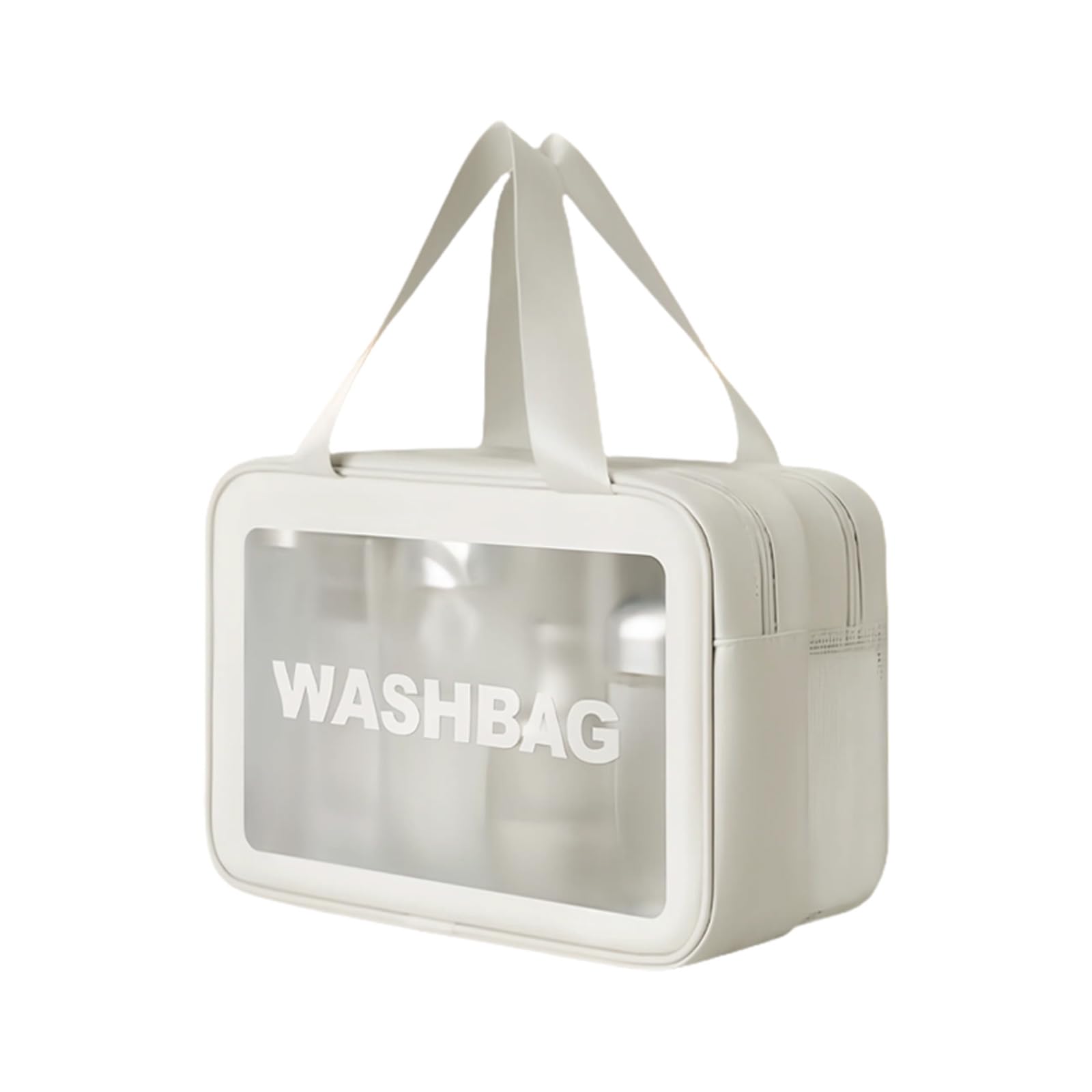 CAZSTYK Handheld Makeup Bag Travel Cosmetic Bag Large Capacity Toiletry Wash Clear Skincare Storage Handheld Makeup