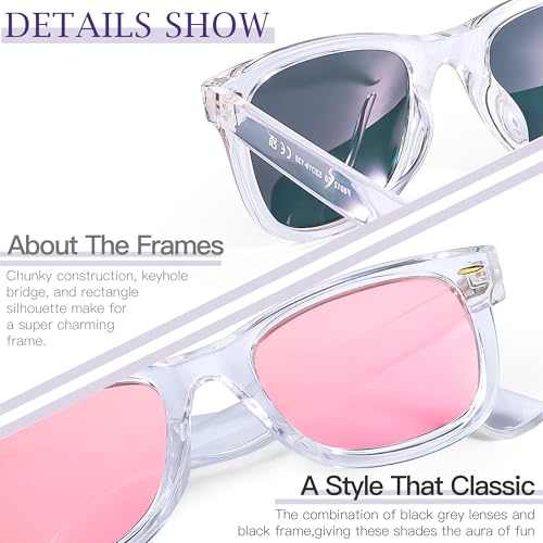 Image of SIPHEW Polarized Sunglasses for Women & Men - UV400 Mirrored Eyewear | Designer Unisex Fashion Sun Glasses w /Medium Fit,Suitable for Any Face Shape,Beach,Everyday Wear