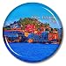 Adesivo per frigorifero con magnete dell'isola d'Elba Italia, 5,28 cm