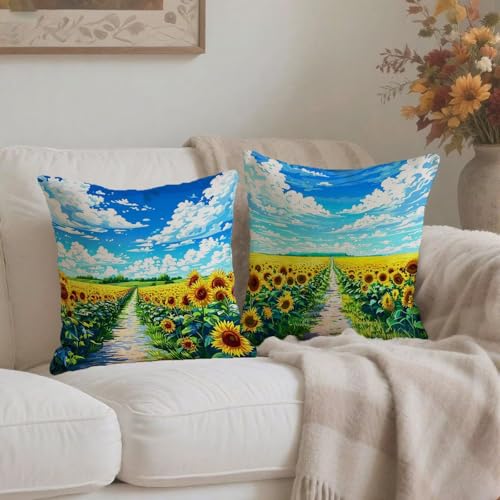 Housse de coussin carré 60x60 lin double face avec zip invisible lot de 2 - 4