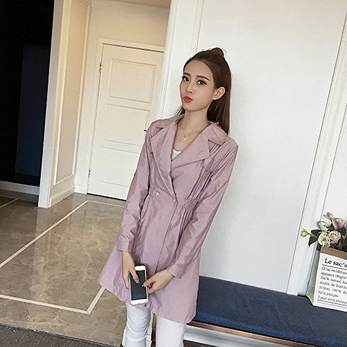 Veste coupe-vent rose pour rester élégante et protégée du vent en XL