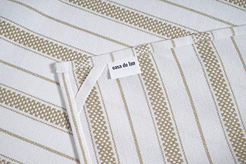 Kitchen-Towels-Set–Pack-of-6-20-x-30-Extra-Large-Premium-Cotton-Dish-Towels-for-Kitchen–Chain-Stripe-Towels–Highly-Absorbent–100-Cotton–with-Hanging-Loop–Beige Kitchen Towels Set–Pack of 6 20 x 30 Extra Large Premium Cotton Dish Towels for Kitchen–Chain Stripe Towels–Highly Absorbent–100 Cotton–with Hanging Loop–Beige