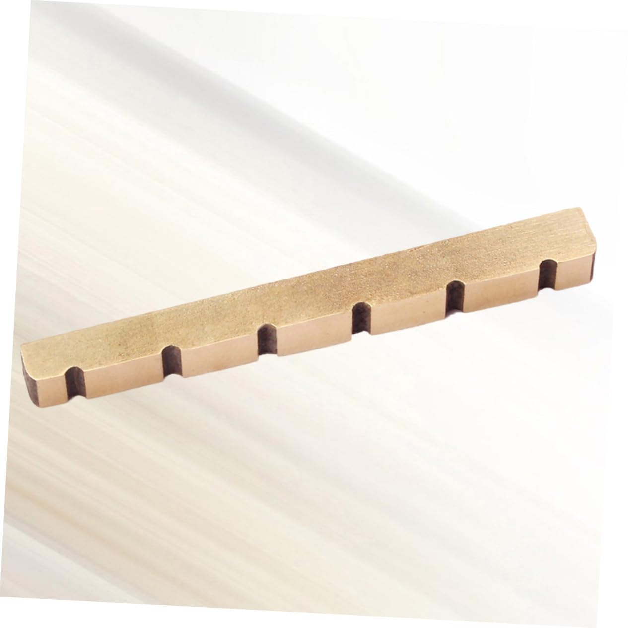 FAVOMOTO Replacement Brass Guitar Nut String Guitars Durable Material Precise Slotting Accessory for Electric Bass Upgrade