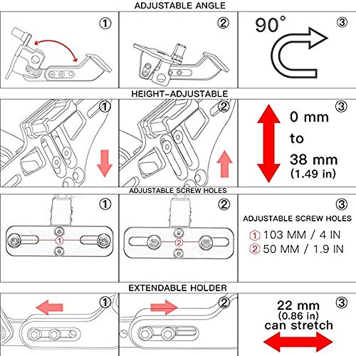 Fender Eliminator Support de plaque d'immatriculation pour Z650 Z750 Z800 Z900 Z1000 Z1000SX Z300 Z250 GSXR 600 750 1000 S1000RR S1000R S1000XR F650GS F700GS F800GS (Vert)