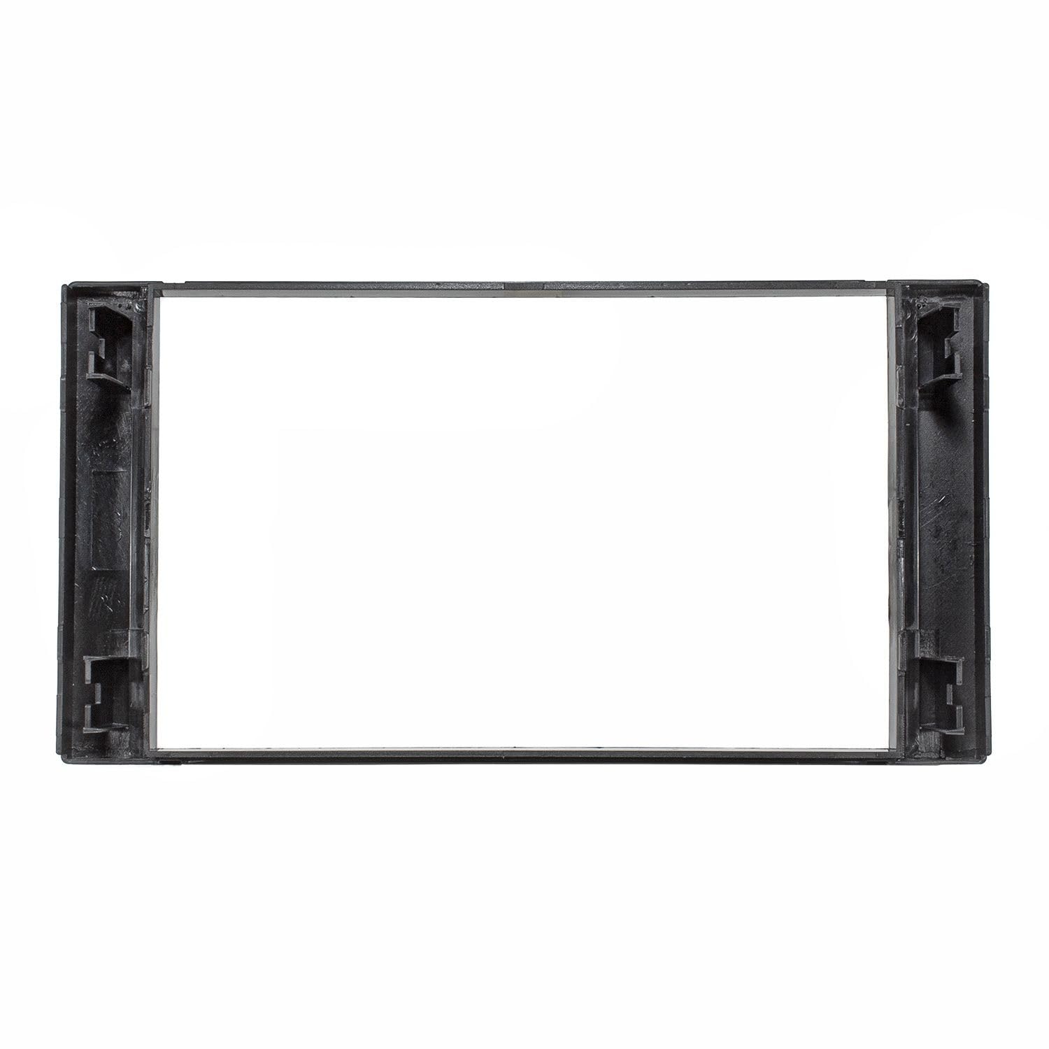 tomzz Audio 2415-072 Doppel DIN Radioblende Set kompatibel mit Ford Focus 2 Fiesta C-Max S-Max Galaxy Mondeo Kuga Transit schwarz Quadlockadapter ISO Antennenadapter Entriegelungsbügel