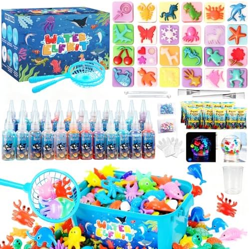 SACBRZZ Magic Water Elf, 71PCS Aqua Gelz Set, Magic 3D DIY Water ...