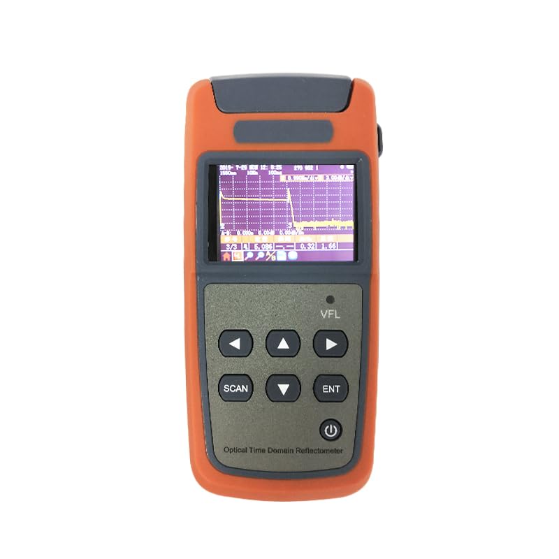 Mini OTDR de Fibra Óptica con OPM Integrado, Localizador Visual de Fallas, Probador, 60km, 60km, OLS, VFL,Impermeable