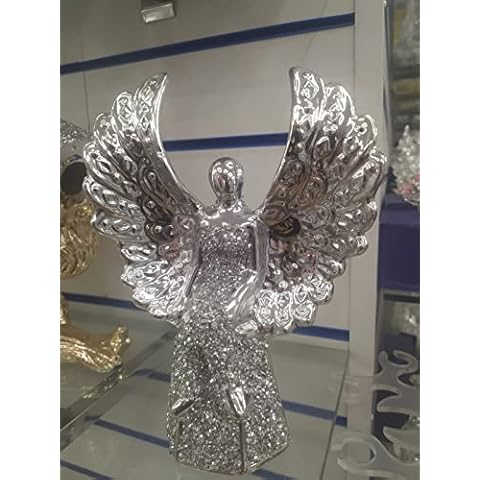 Biznest Silver Glass Angel Ornament Decoration Cover