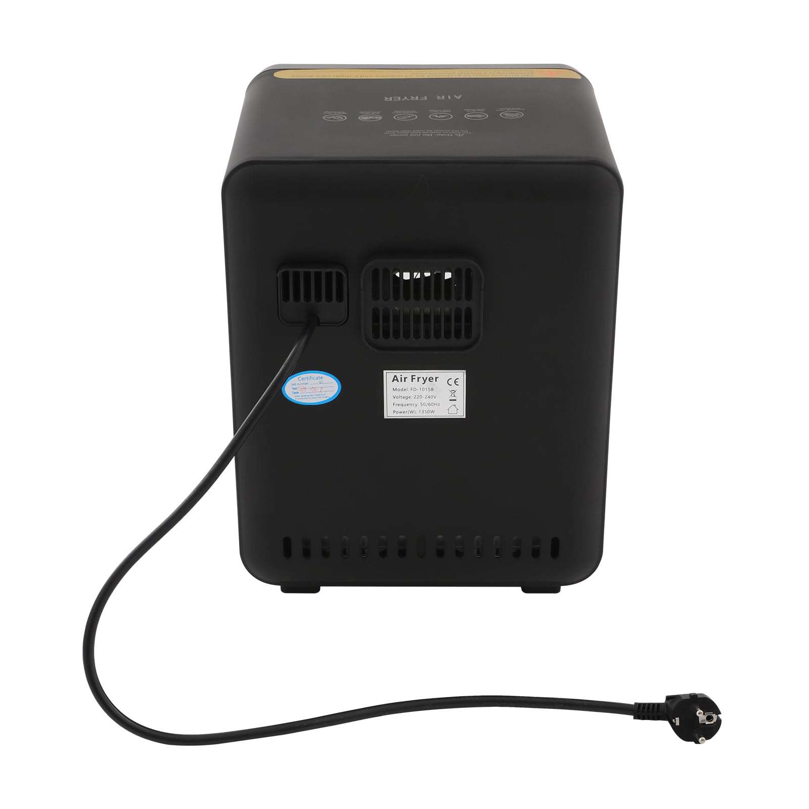Friggitrice ad aria,air fryer 10L,senza olio con finestra,touchscreen LED