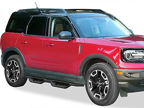 Estribos Tubulares APS 6 Pulgadas Negro para Ford Bronco Sport miniatura 6