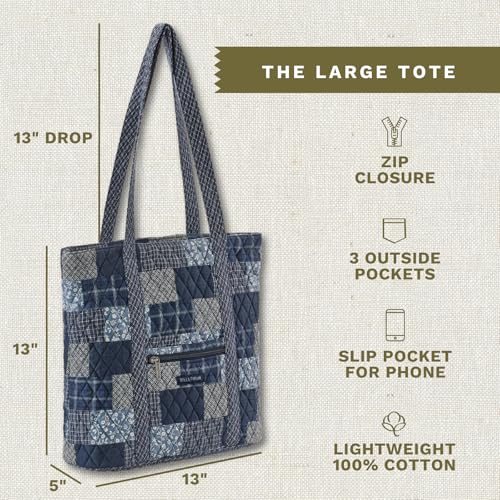 Bolso grande tote acolchado liviano para mujer miniatura 3
