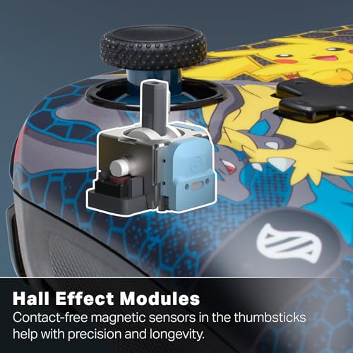 Image of PowerA Advantage Wireless Controller for Nintendo Switch 2 - Pokemon: Mega Evolutions, Officially Licensed, Hall Effects, Mappable Buttons, Pro Controller, C Button, Motion Controls