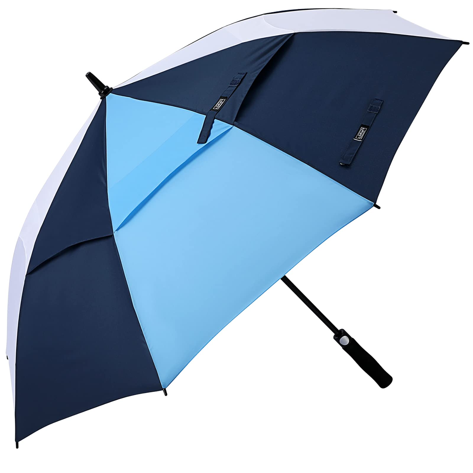 G4Free 47/54/62/68 Inch Automatic Open Golf Umbrella Oversize Extra Large Double Canopy Vented Windproof Waterproof Stick Umbrellas