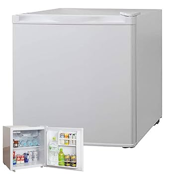 Amazon | iimono117 小型冷蔵庫 46L 両開き 製氷室付き 1ドア 右