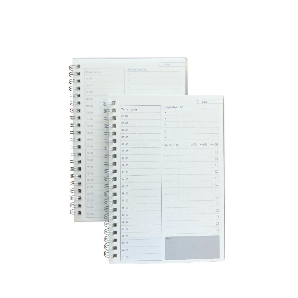 Amazon | ToDoリスト ノート スケジュール帳 B6サイズ 2冊セット 日付