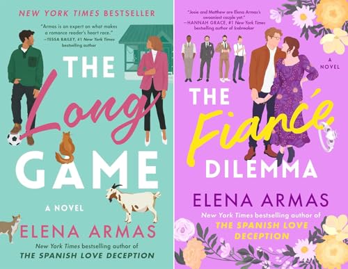 Set da collezione di 2 libri della serie Green Oak (The Long Game, The Fiance Dilemma) - Romanzi di narrativa romantica di Elena Armas