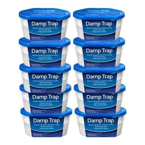 ASAB Dehumidifier 10 Pack, Interior Damp Trap. Humidity Mould Moisture Catcher Mildew Condensation Remover Prevents Bad Odours in Caravan Home Bathroom Basement Garage Multi Use Ideal For Every Home Cover